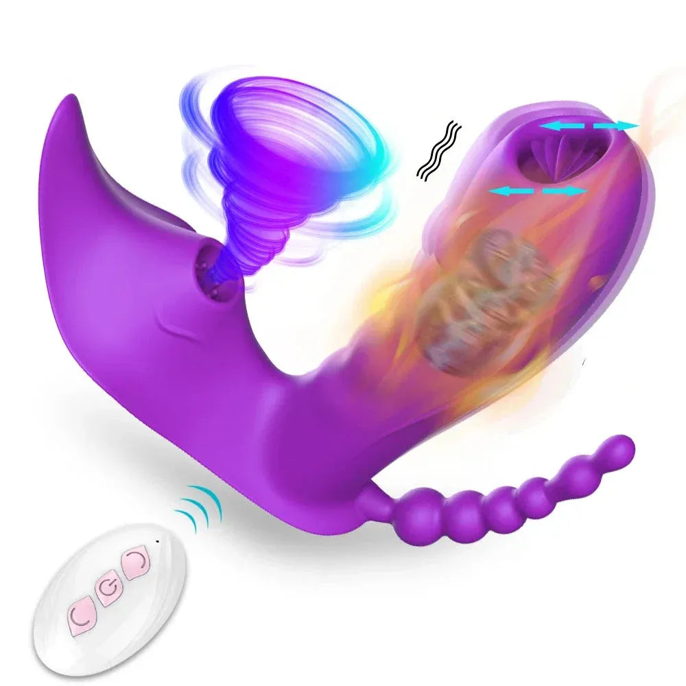 Wireless G-Spot Sucker & Clit Stimulator for Couples