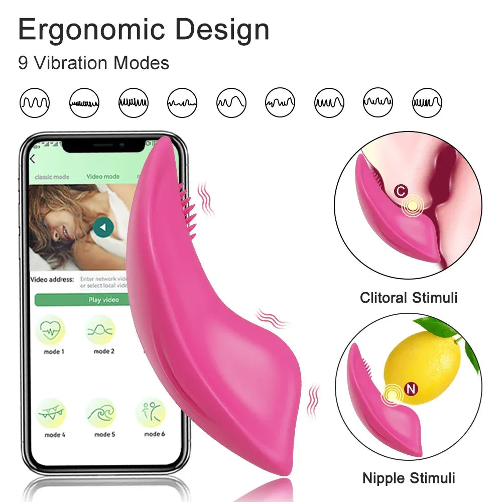 Wireless Panty Vibrator for Women Nipple Stimulation Couples