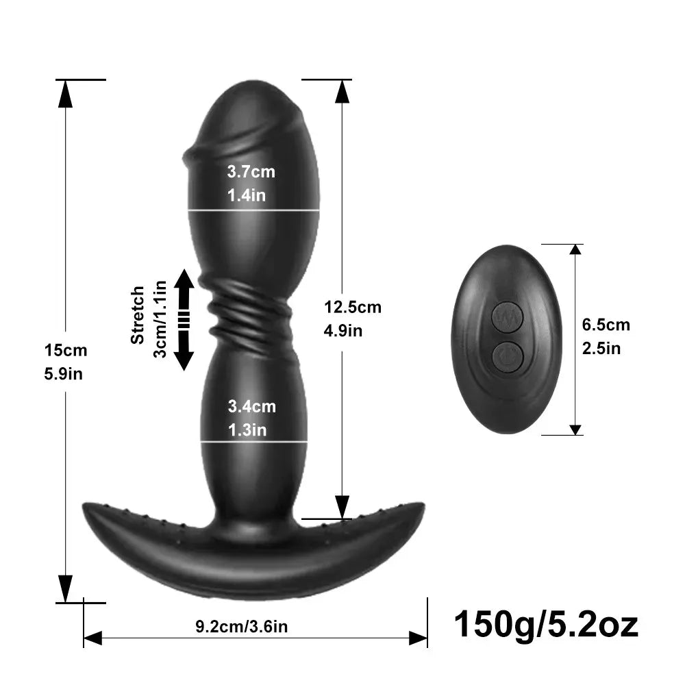 Wireless Telescopic Prostate Massager For Men