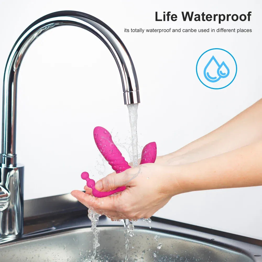 Wireless Thrusting Dildo for Women - Clitoral & Anal