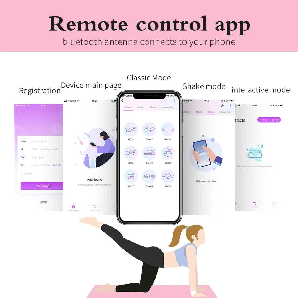 Wireless Vibrating Kegel Balls For Women